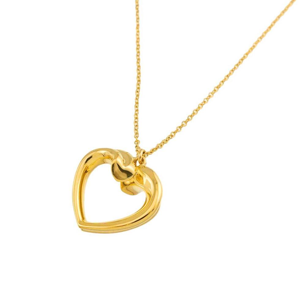 TIFFANY & CO. 18k Gold Heart Necklace